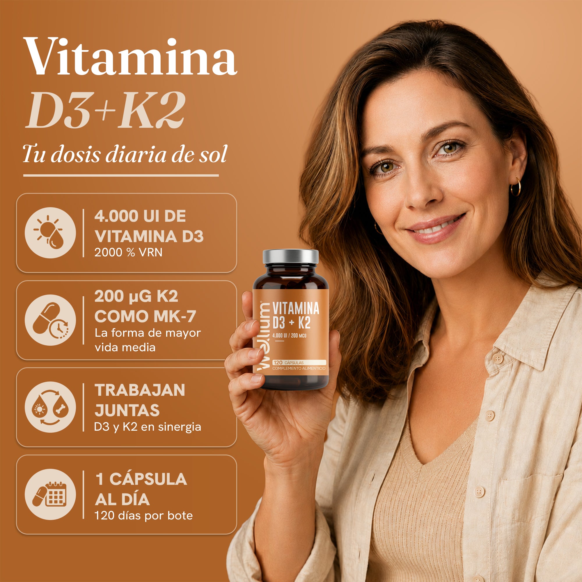 Vitamina D3 + K2