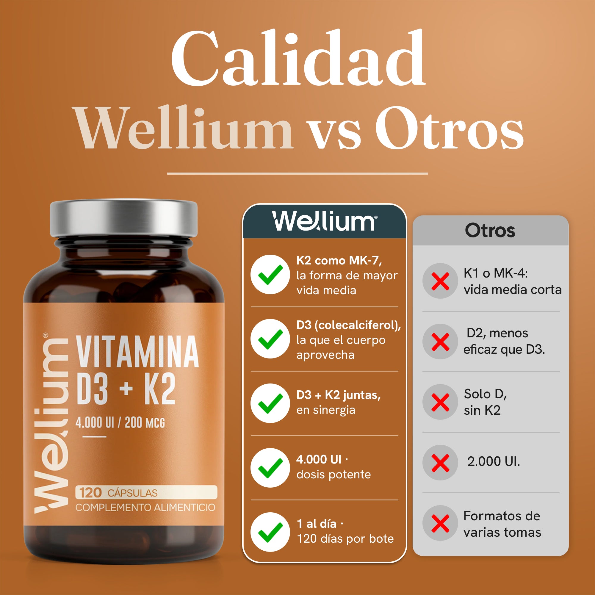 Vitamina D3 + K2